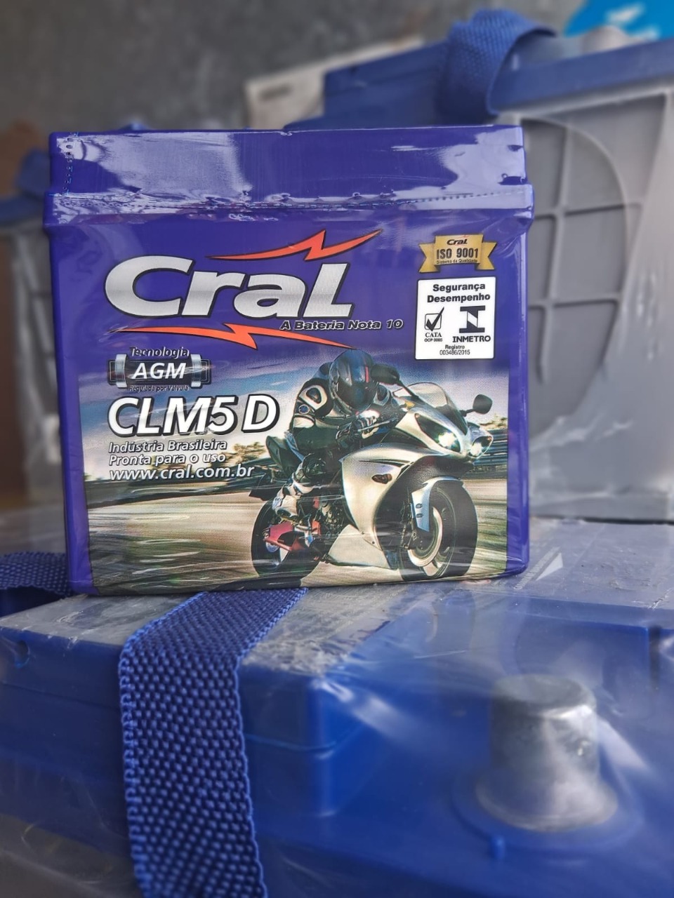 Bateria Cral CLM5D para moto