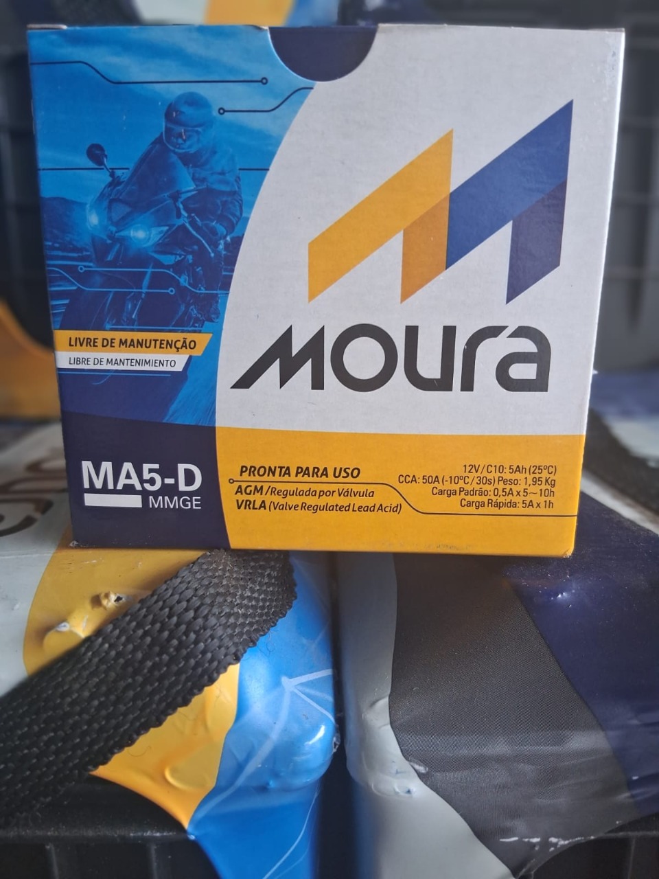 Bateria Moura MA5-D para moto